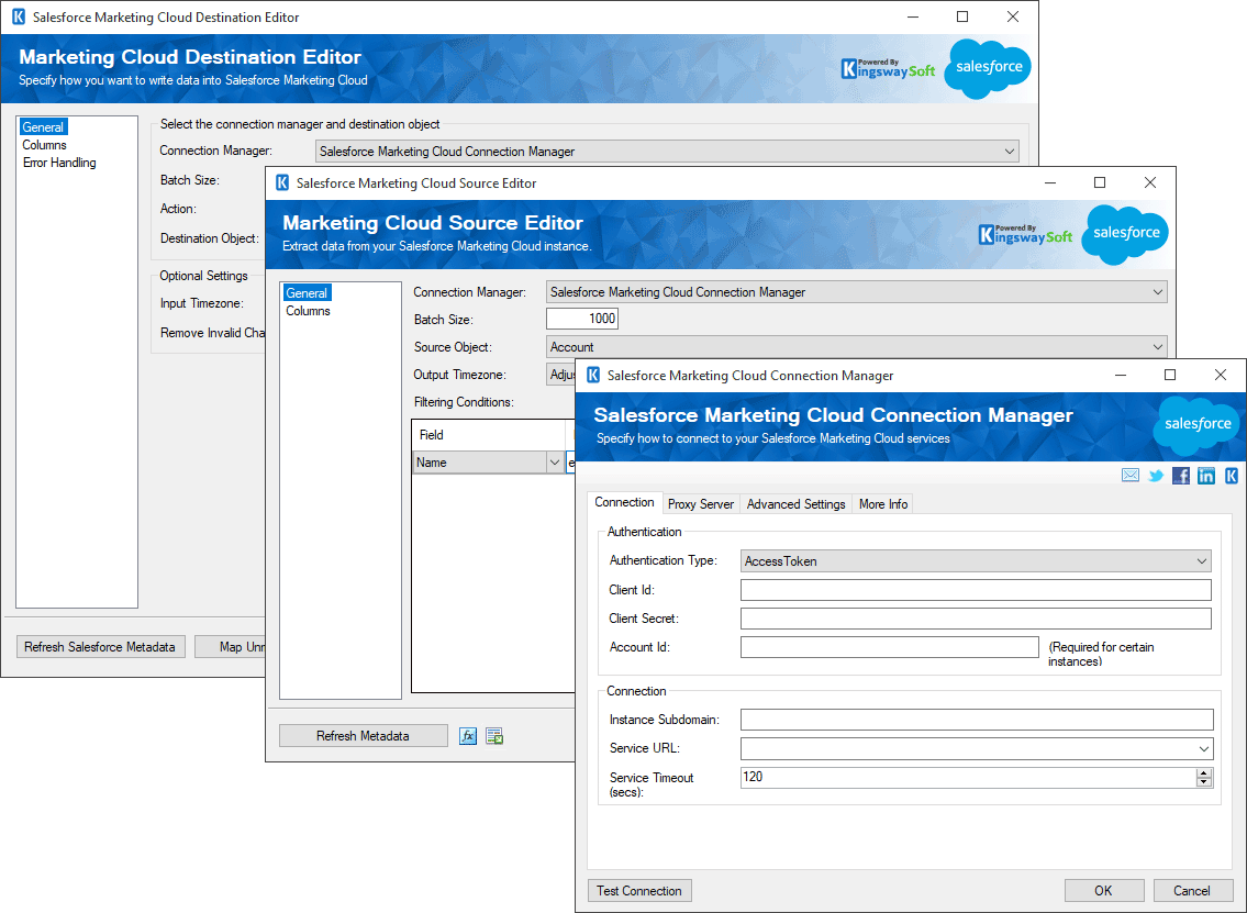 Salesforce Marketing Cloud SSIS Components